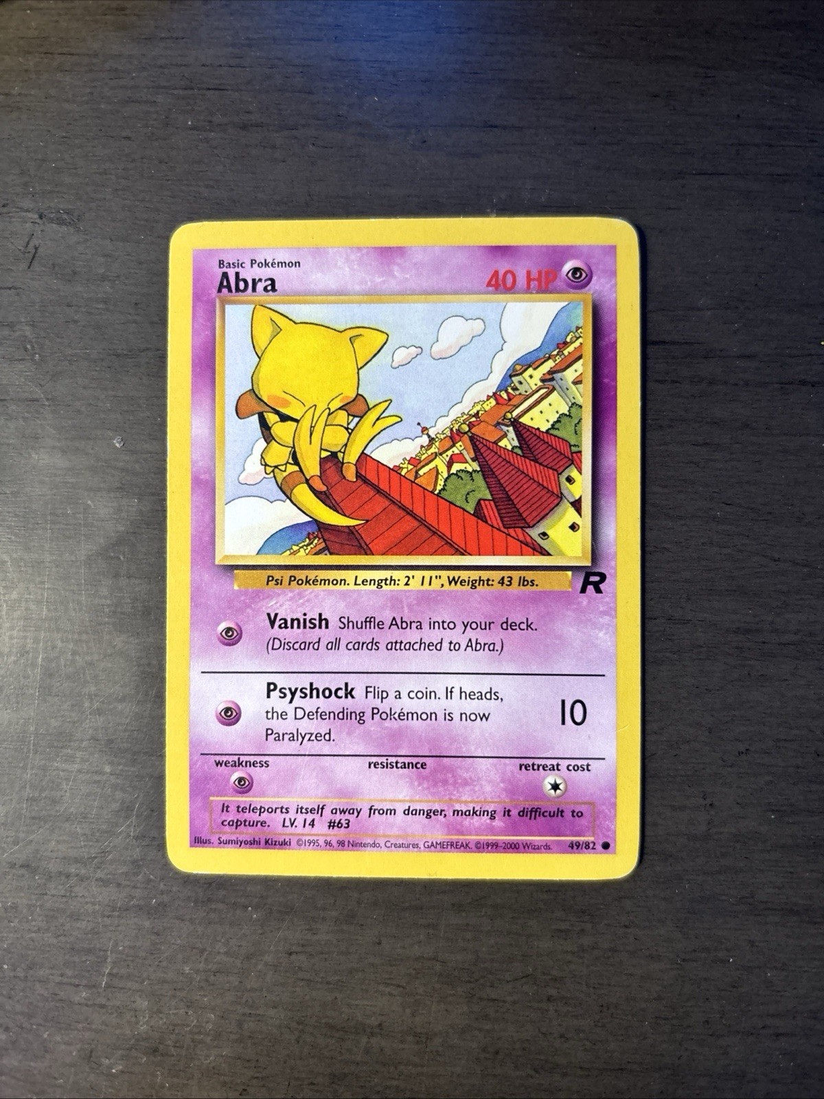 Abra Team Rocket 49/82 NM