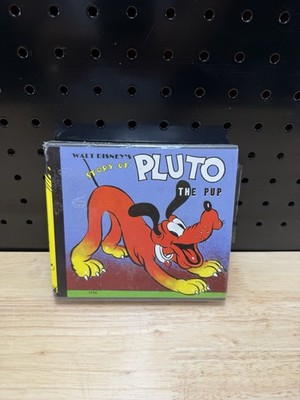 Vintage Disney 1938 Story of PLUTO THE PUP Book 1996 Repro SEALED w/Audio CD