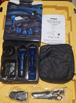 Optimus 15-Piece Wet/Dry Multi Styler, Clipper, and Trimmer, New With Box 50150S
