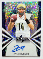 Kyle Shurmur 2019 Leaf Flash BLUE RC AUTO #BA-KS2 Vanderbilt Commodores #'d /50