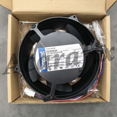 New DV 6448/2A 4 Wire Aluminum Cooling Fan for Ebmpapst DV6448/2A 48V 47W