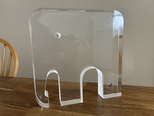 1970s Team Guzzini Elephant Animal Lucite, Midcentury Modern Enzo Mari MoMA Era