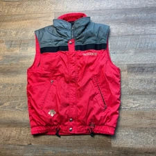 Vtg Descente Puffer Ski Vest Mens  L  Embroidered