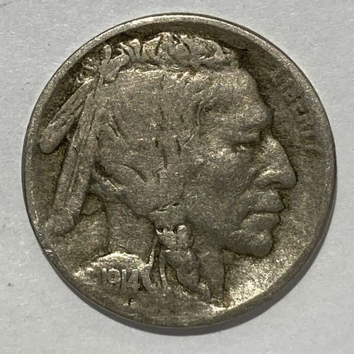 1914-P Buffalo Nickel Good+