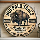 Buffalo Trace Kentucky Bourbon Vintage Tin Metal Signs Home Décor 8x8