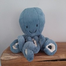 Jellycat Little Storm Blue Octopus - Retired Rare BNWOT
