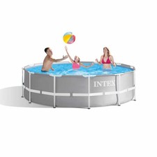 Piscine Hors Sol Intex 26716 Cadre Prismatique Ronde 366x99cm