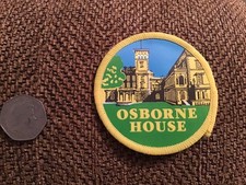 Vintage Osborne House Isle Of Wight Patch Abzeichen unbenutzt