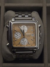 Seiko 7T32 5A00 Chronograph SQ 100 Uhr SELTENES Ziffernblatt