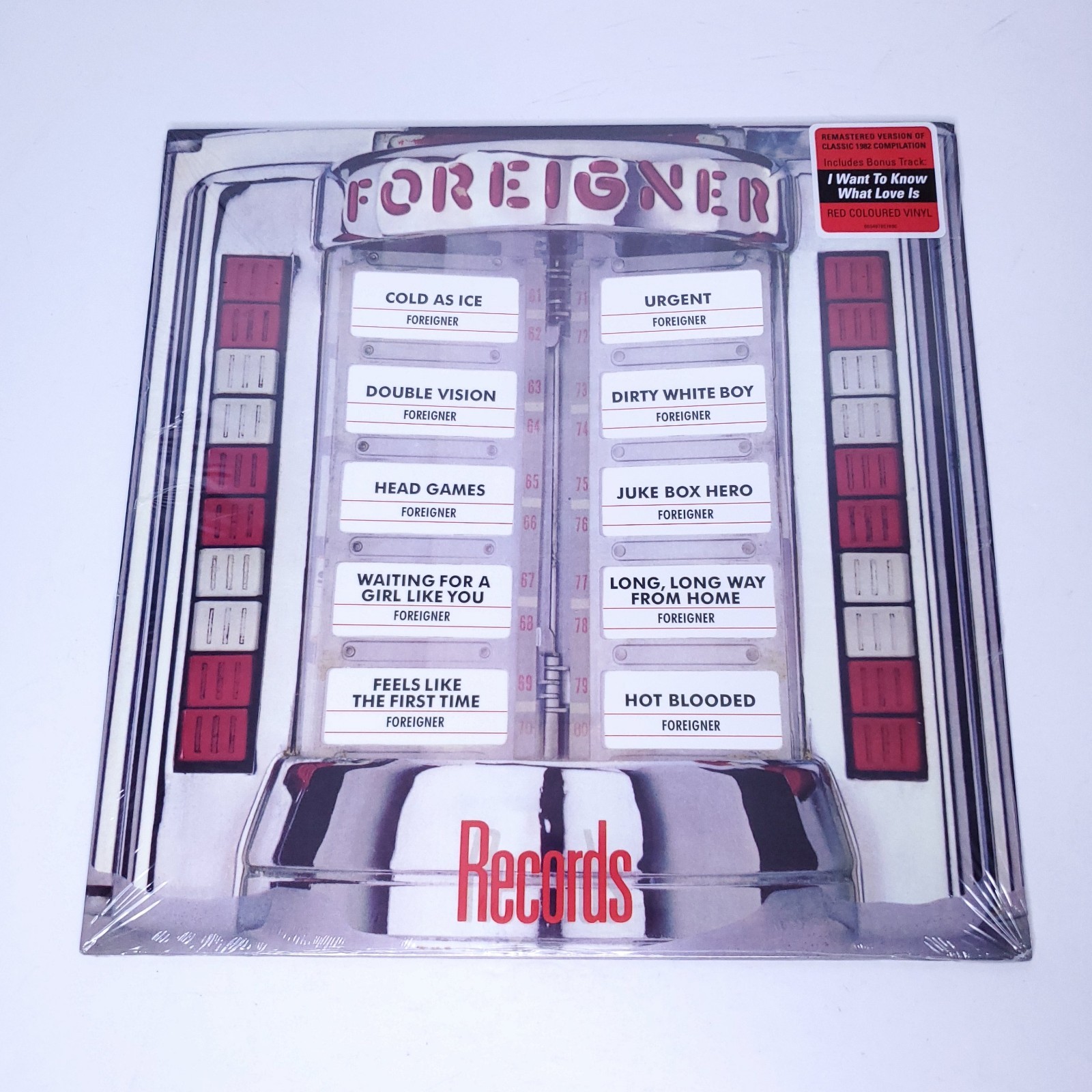 Альбом Foreigner Records (2018) на НОВОМ красном виниле в запечатанном виде