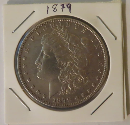 1879 $1 Morgan Silver Dollar, Approximately AU