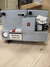 Sankyo Super LM Vintage 8mm Movie Projector Operating Instruction & Original Box