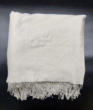 Restoration Hardware Italian Siena Lamb  s Wool Silk Cashmere Throw New Latte