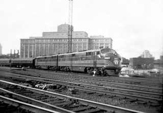Negative Boston & Maine Railroad EMD E 7 Diesel Unit No. 3807
