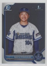 2022 Bowman NPB Nippon Professional Baseball Chrome Naoya Higashide #BP-31 00cp