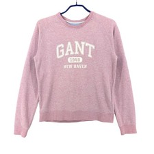 GANT Kid's Boy's Pink Crew Neck Jumper Pullover Sweater Size 16 y.o.