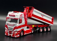 Scania S highline CS20H 4x2 tipper trailer " Ralf Zorn " WSI truck models 1:50
