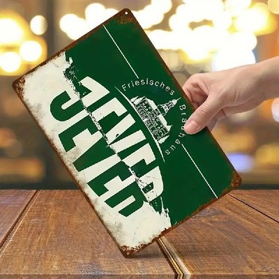 Blechschild Jever Bier Friesisches Brauhaus Vintage Metallschild TEL3218