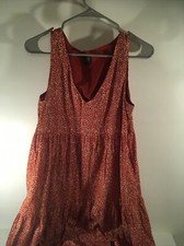 gap dress women Size 42x 44 Red White #54023