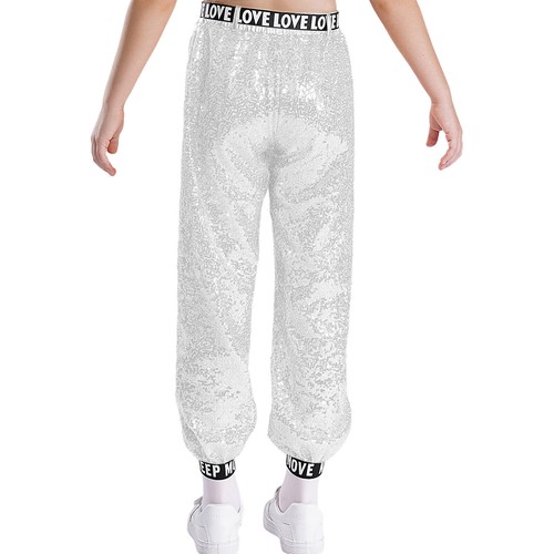 Kids Girls Trousers Birthday Pants Dance Leggings Hip Hop Dancewear Jazz Soft - Picture 18 of 68