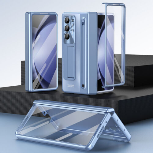 Für Samsung Galaxy Z Fold5 Fold4 Handy Scharnier Glas Case +Stift 360 Hülle Case - Bild 17 von 29