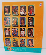 2001 WNBA We got Game Phoenix Mercury Player Sheet- Rare