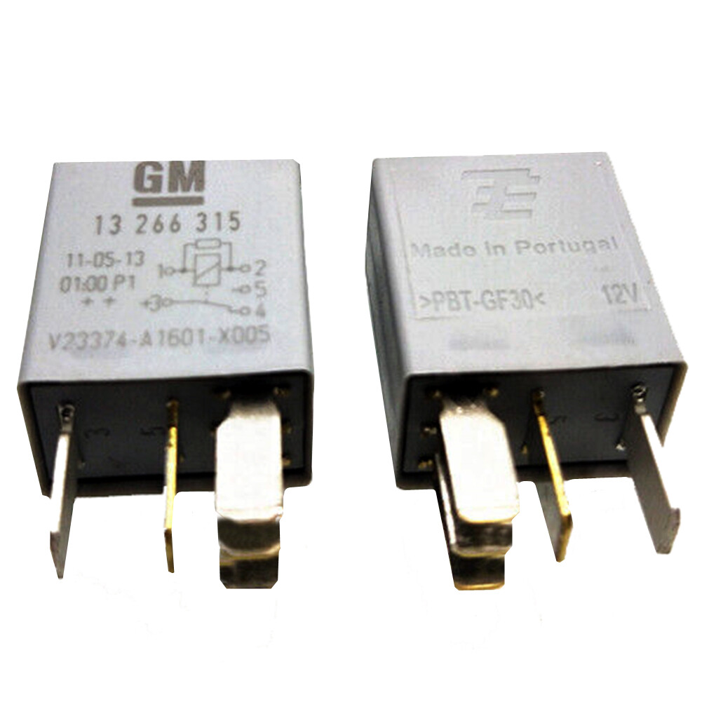 2Pcs Tyco V23374-A1601-X005 V23374-A1601-X008 12VDC Automobile Relay 5Pins