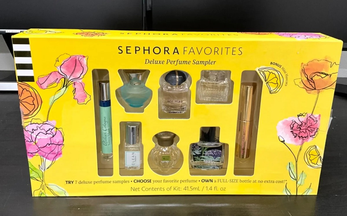 SEPHORA FAVORITES 香水サンプラー Sephora Favorites Deluxe Perfume Sampler 8pc Set • NEW NO