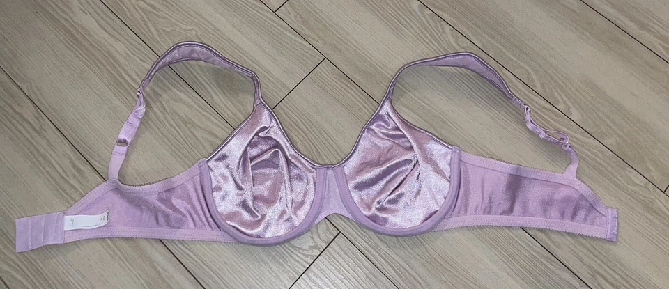 Sujetador de Colección Bali 3382 Passion for Comfort Cobertura Completa Satinado UW Mujer 36C Lila Foto 4 de 4