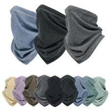 Men Women Winter Windproof Neck Warmer Gaiter Fleece Ski Cycling Face Mask Scarf