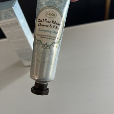 Sabon 2 in 1 Face Polisher Cleanse & Polish Energizing Mint 2.02