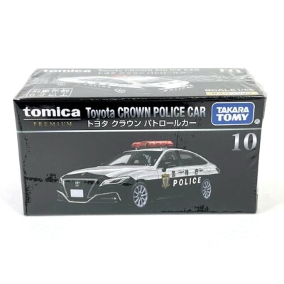 Voiture Miniature Tomica 1/63 - Toyota Crown Police Patrol No.110 (2004), Neuf