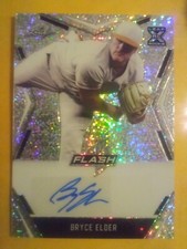 2020 Leaf Flash Bryce Elder #BA-BE1 Atlanta Braves Rookie Auto Beautiful Card 