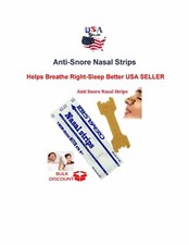 Anti Snore Nasal Strips L/S Helps to Sleep Right and Breathe Right-USA SELLER