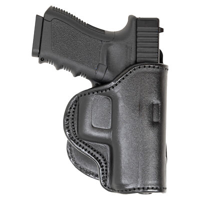 PADDLE HOLSTER FOR HK P30 .OWB LEATHER PADDLE WITH ADJUSTABLE CANT.