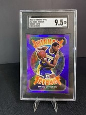 2021-22 Panini Donruss Optic - Winner Stays Purple Prizm #16 Magic Johnson