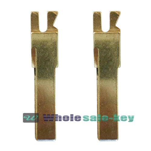 2X New Replacement Uncut Blade Blank Remote Head For Porsche 911 Boxter cayman