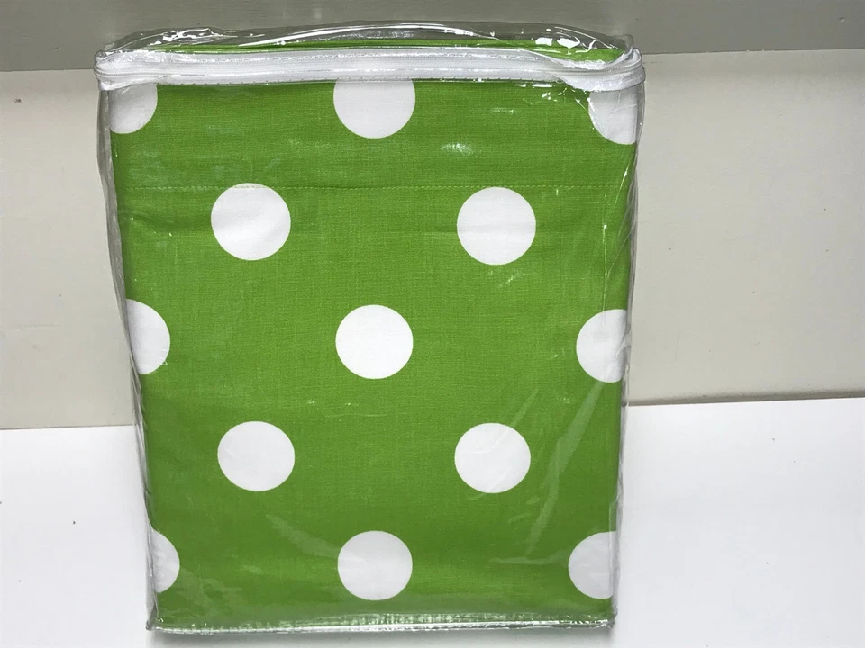 Nuevo Juego de 2 paneles de ventana forrados elásticos verdes Glenna Jean Ellie y 40 x 100 pulgadas Foto 3 de 4