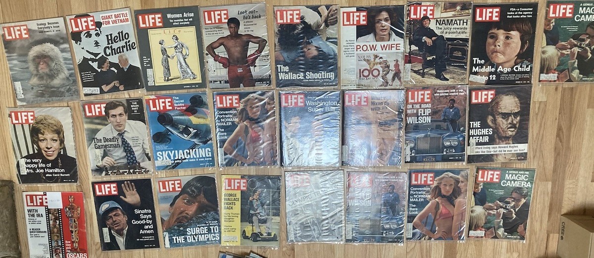 25 Vintage Life Magazines Fantastic Condition See Photos