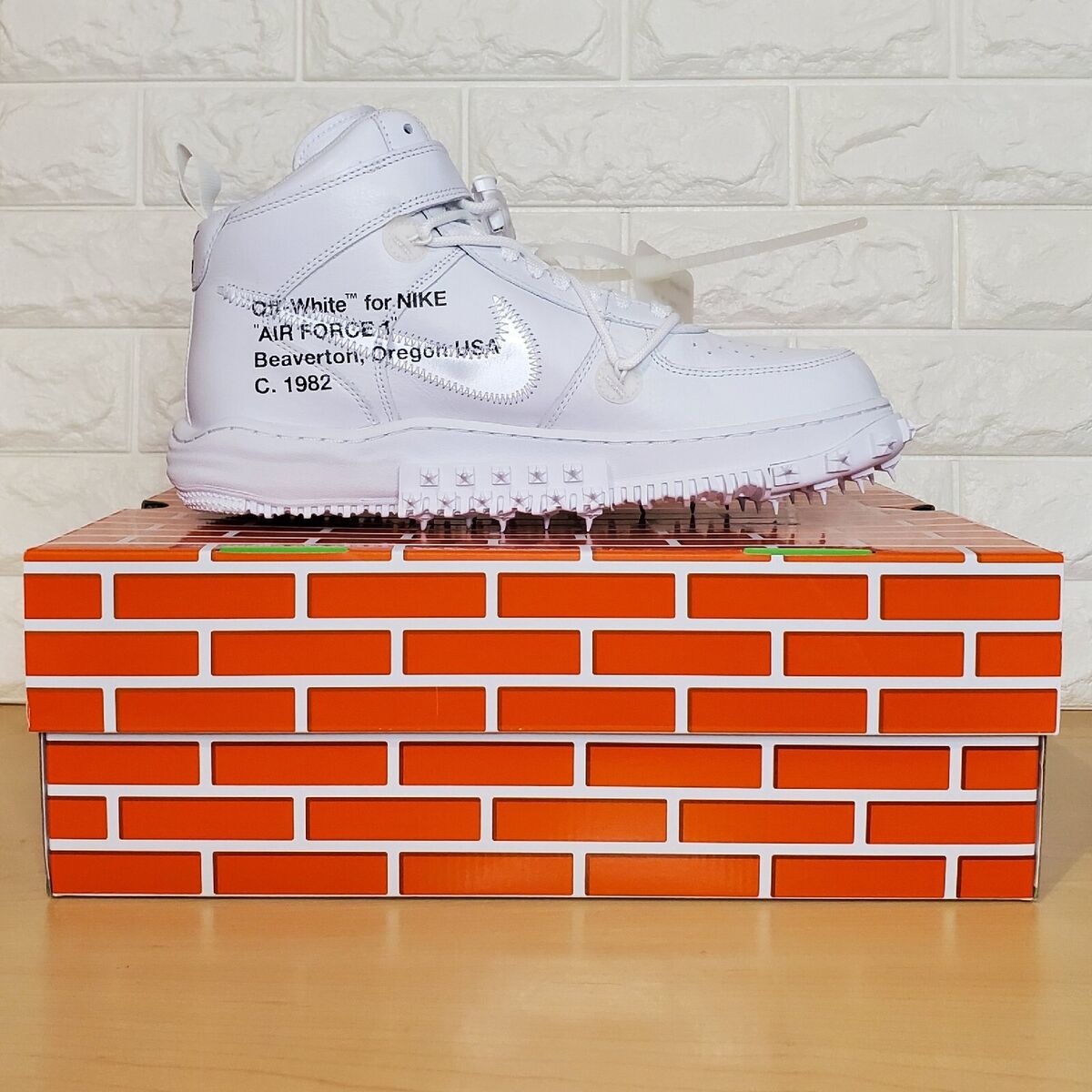 Off-White x Nike Air Force 1 Mid Graffiti White, Where To Buy, DR0500-100