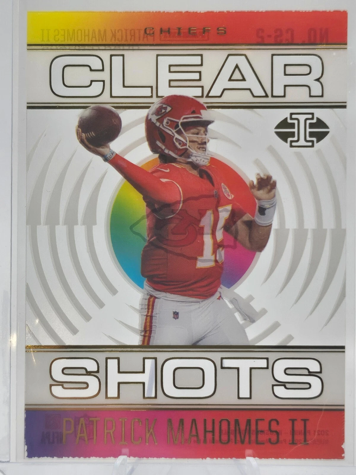 Patrick Mahomes trading card