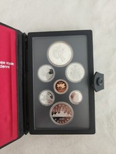 M&uuml;nzen Satz Kanada 1983 7 St&uuml;ck inkl. Etui Royal Canadian Mint
