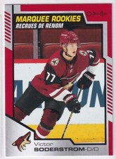 2020-21 O-Pee-Chee Marquee Rookies Red #636 Victor Soderstrom RC - COYOTES