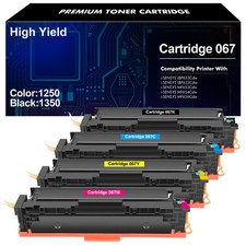 4PK CRG-067 Color Toner Cartridge for Canon MF650C LBP630C MF656Cdw LBP633Cdw