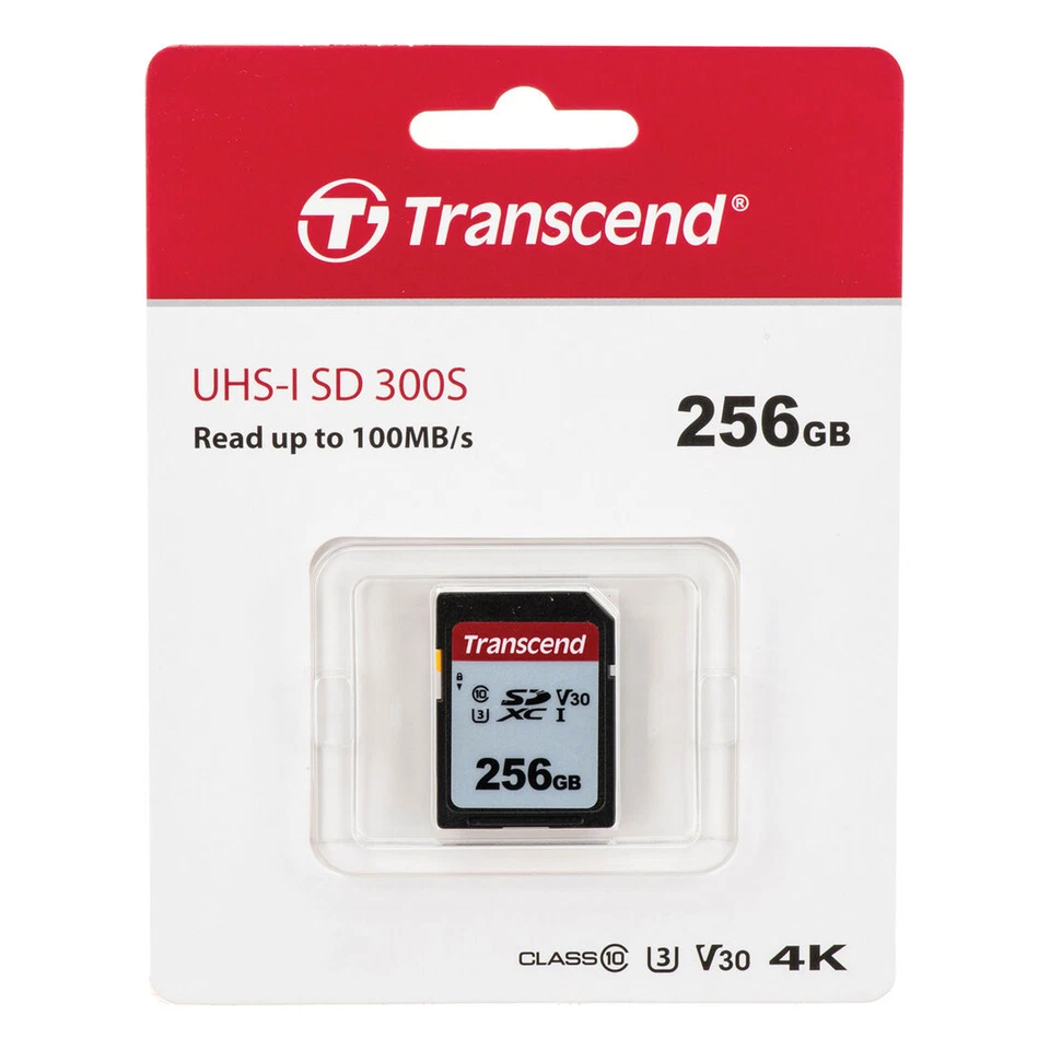 3x Transcend 256GB 300S UHS-I SDXC Memory Card - Image 3 of 3