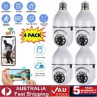 4 PACK Wireless Wifi IP Camera HD 1080P E27 Bulb Home Security Lamp Light Camera