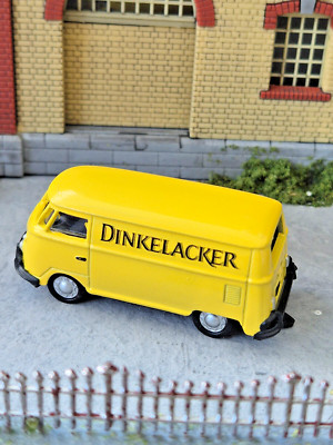 Schuco Picolo 1:9 VW T1 Kasten Bus Dinkelacker Brauerei Hell Gelb ohne OVP (MI)