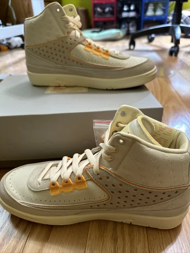 Size 8.5 Union LA x Air Jordan 2 Retro SP Rattan