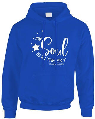 My Soul Is In The Sky Herren Hoodie Shakespeare Theater Stars cooles Geschenk Kapuzenpullover