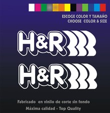 2 x Stickers Vinilo - H&R - Pegatina Viny…
